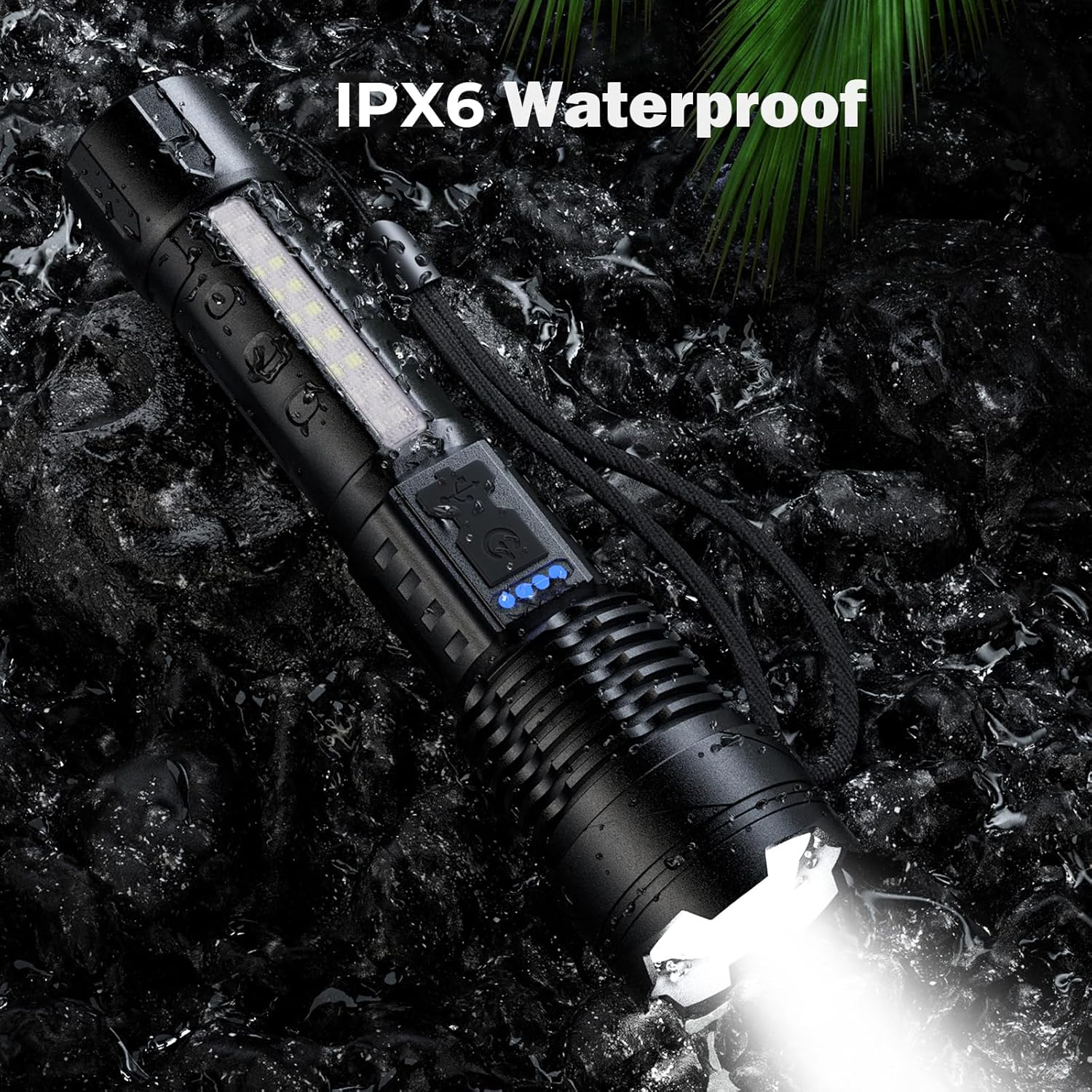 Cinlinso Rechargeable LED Flashlight