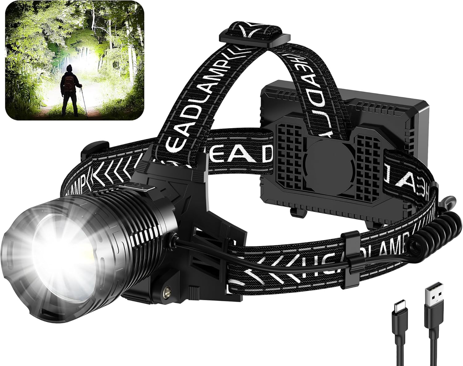 Bright Reliable Headlamp for Camping Hiking