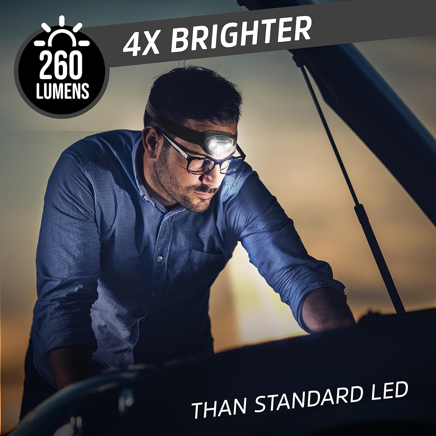 Energizer LED Headlamp PRO260 4-Pack