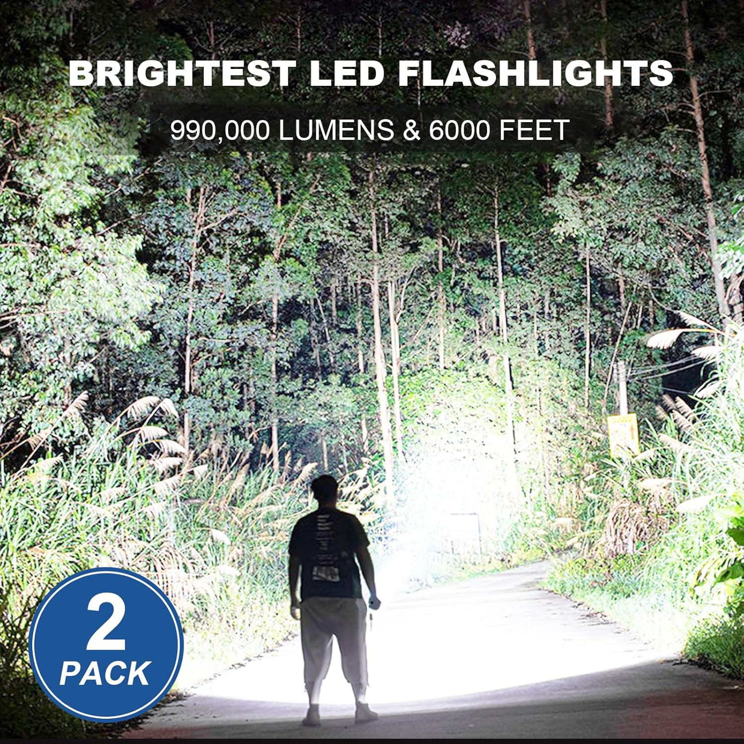 Bright Portable 990000 Lumens for Home Camping Hiking