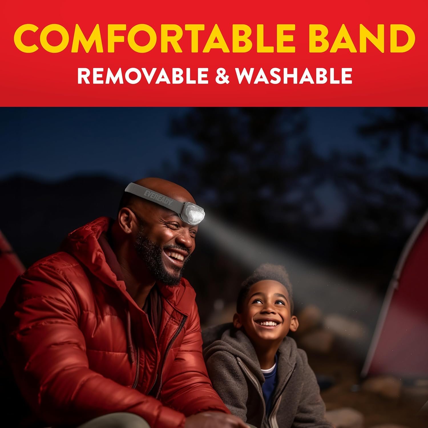 IPX4 Water-Resistant Headlamps