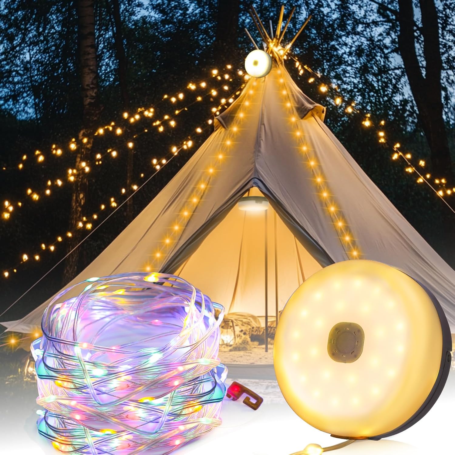 PORTABLE OUTDOUR CAMPING LIGHTS