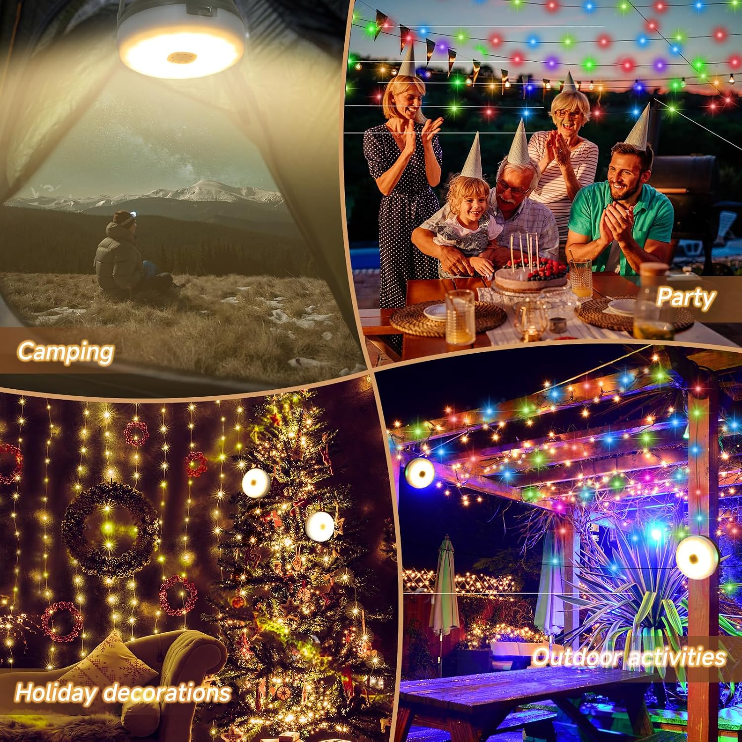 PORTABLE OUTDOUR CAMPING LIGHTS