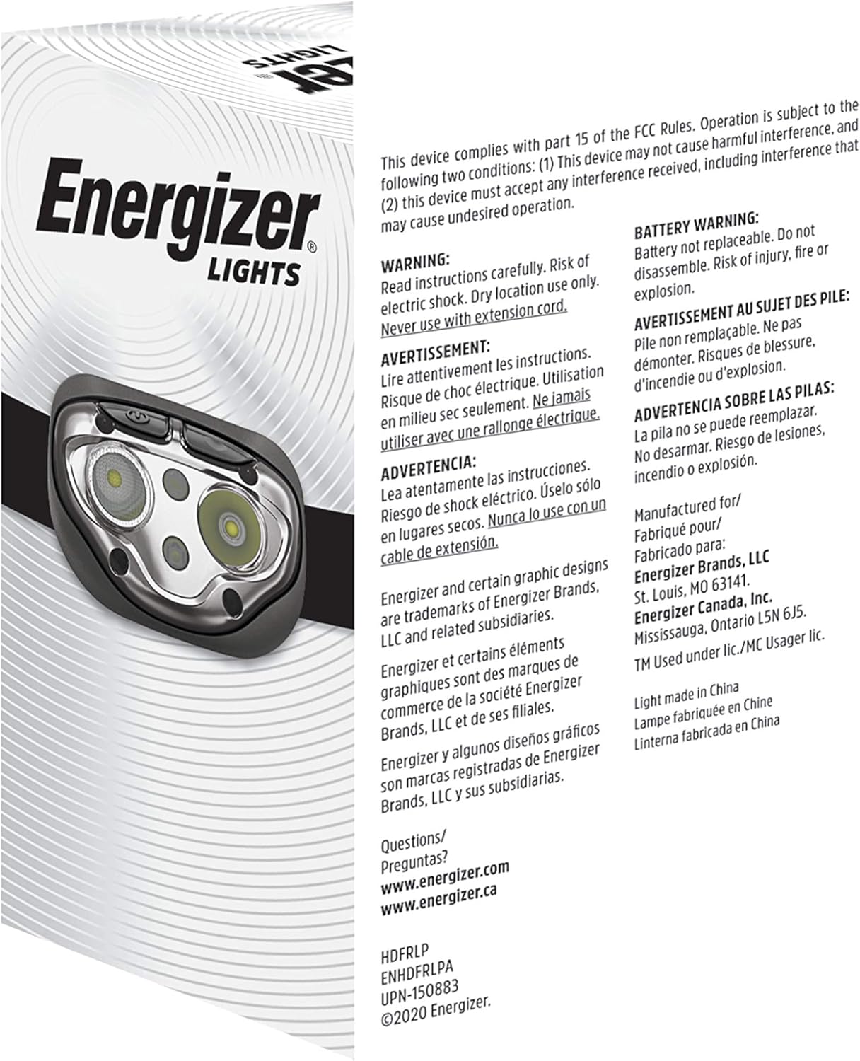 Energizer Rechargeable LED Headlamp