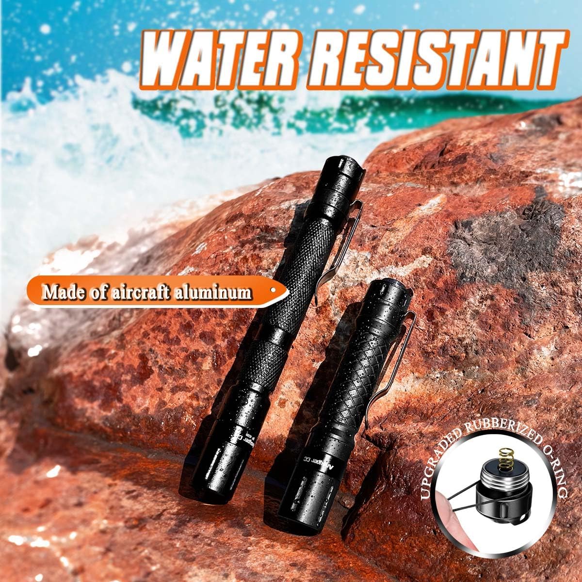 Compact Flashlight with 3 Modes