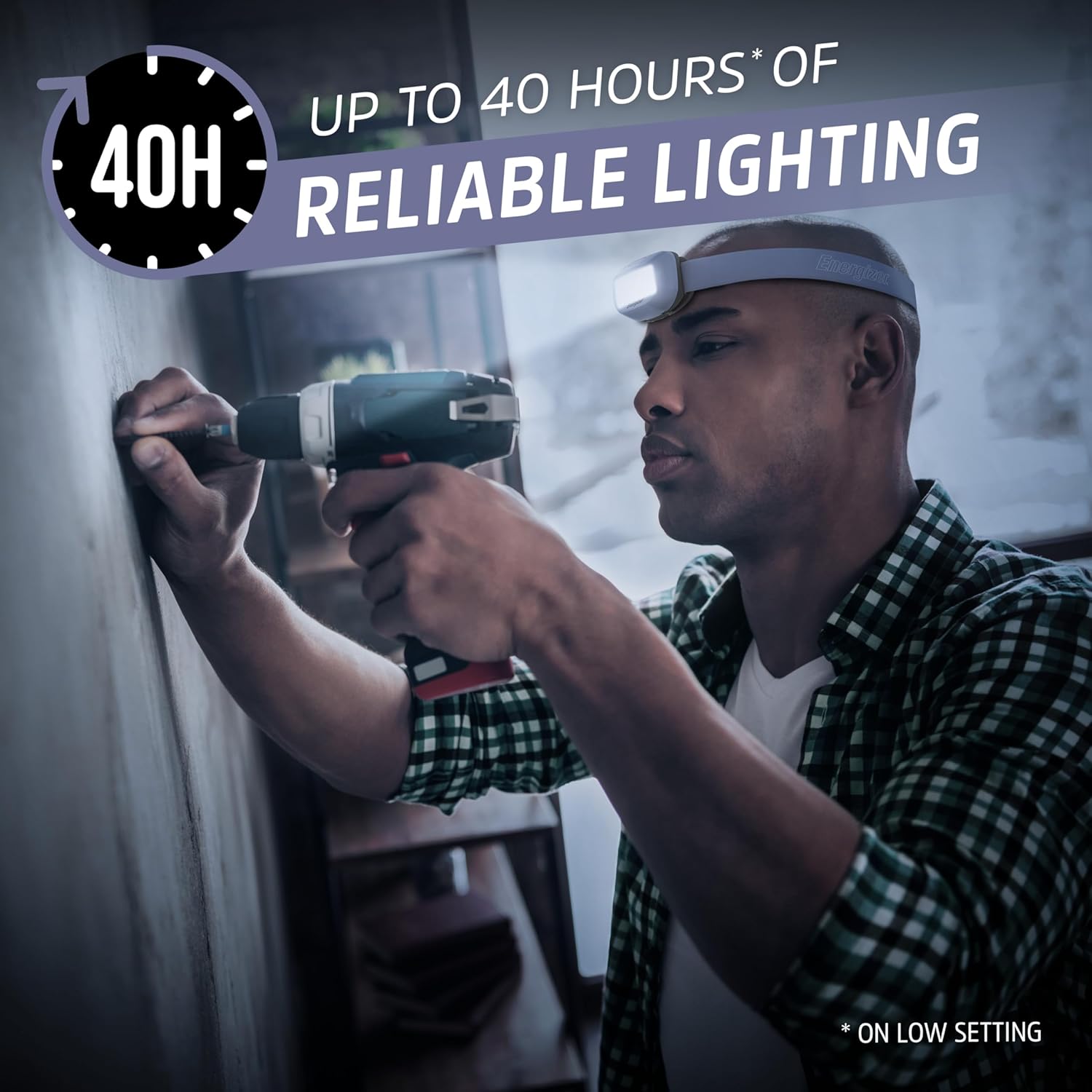 Energizer Headlamp - Bright Durable Water-Resistant