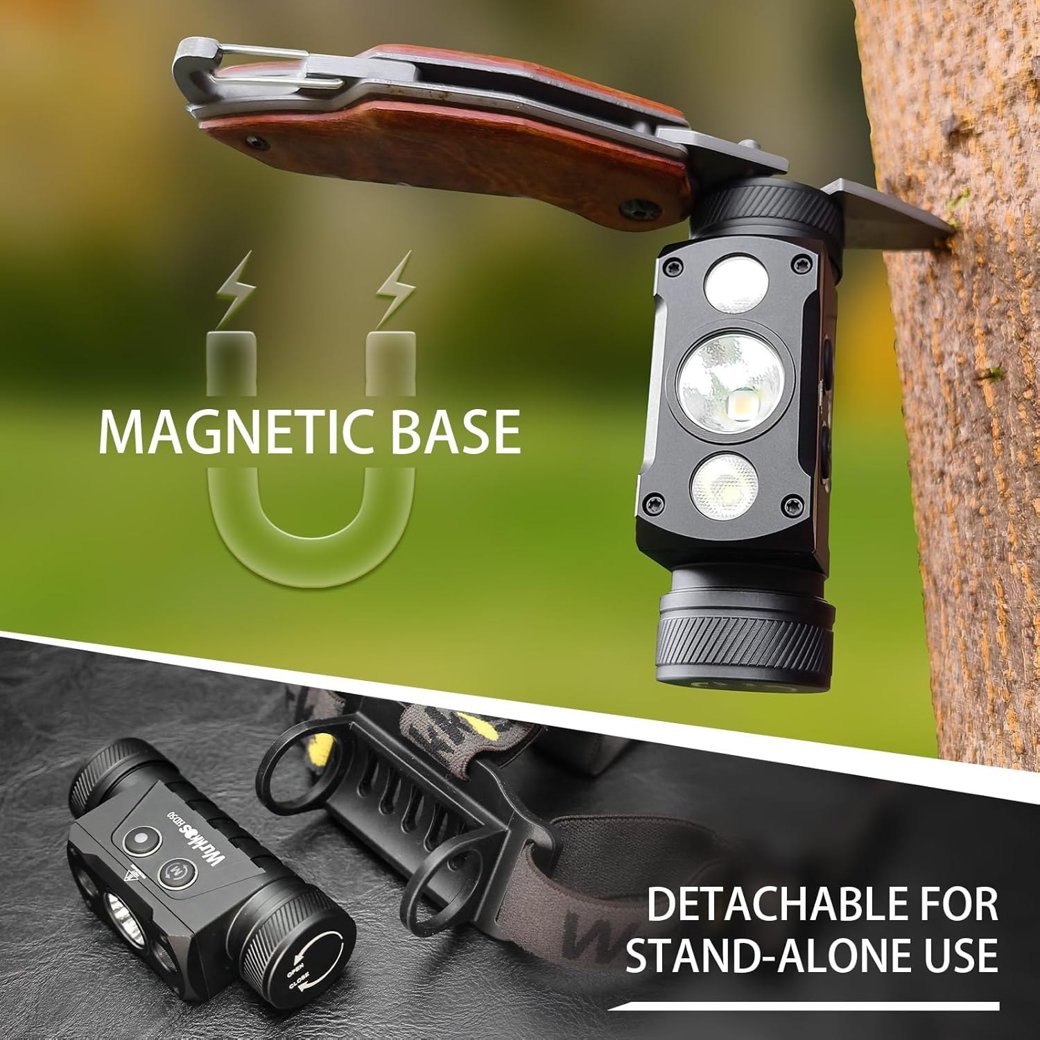 Wurkkos HD50 4000 Lumens Red Light Mode Headlamp