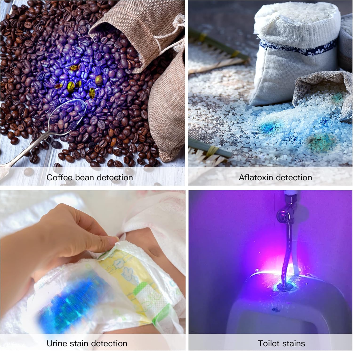 UVA-T1 UV Flashlight Durable Pet Stain Detecting Tool