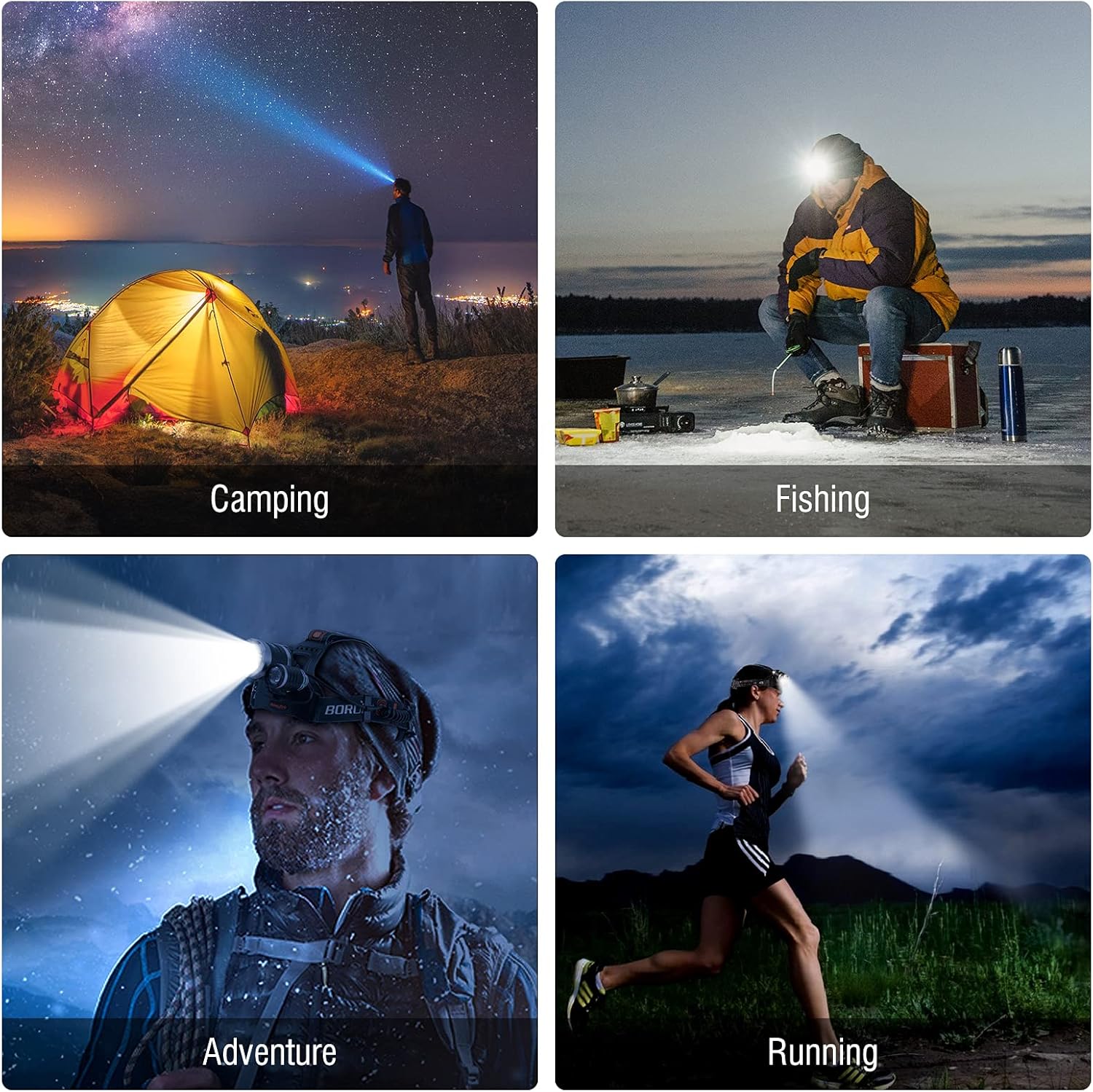 Rechargeable LED Headlamp 5000 Lumens