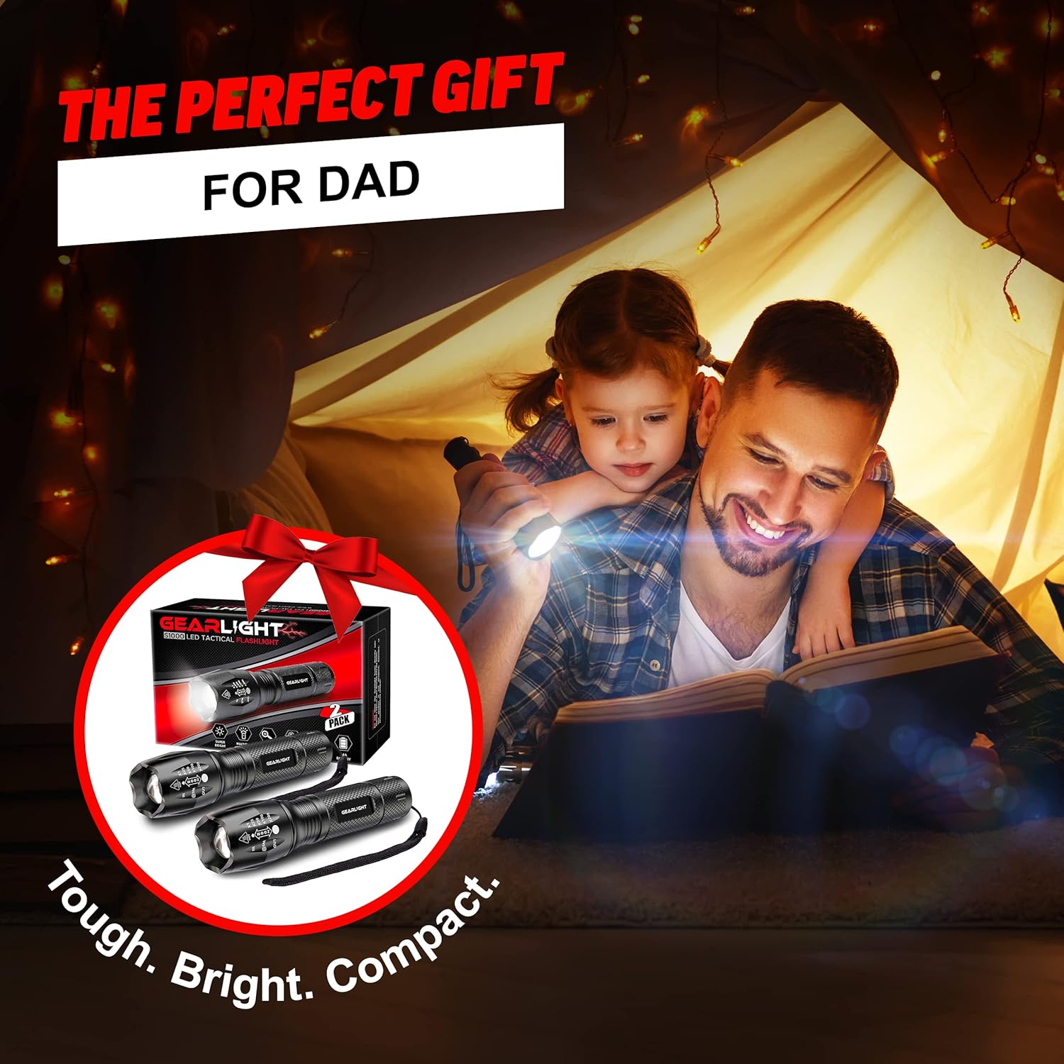 GearLight LED Flashlight - Durable camping flashlight with zoom feature