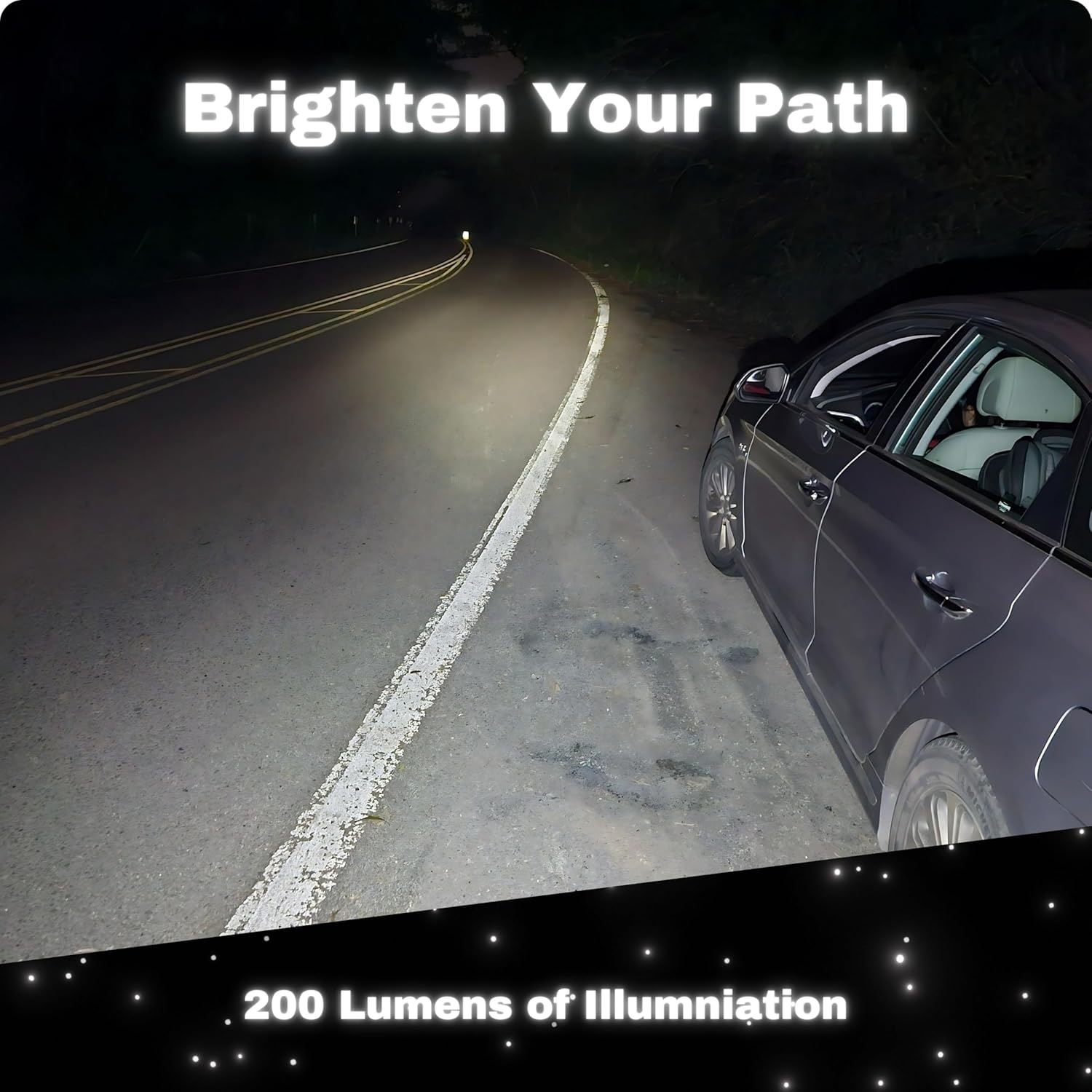 Light Up Your Path - Hands-Free Safety Clip