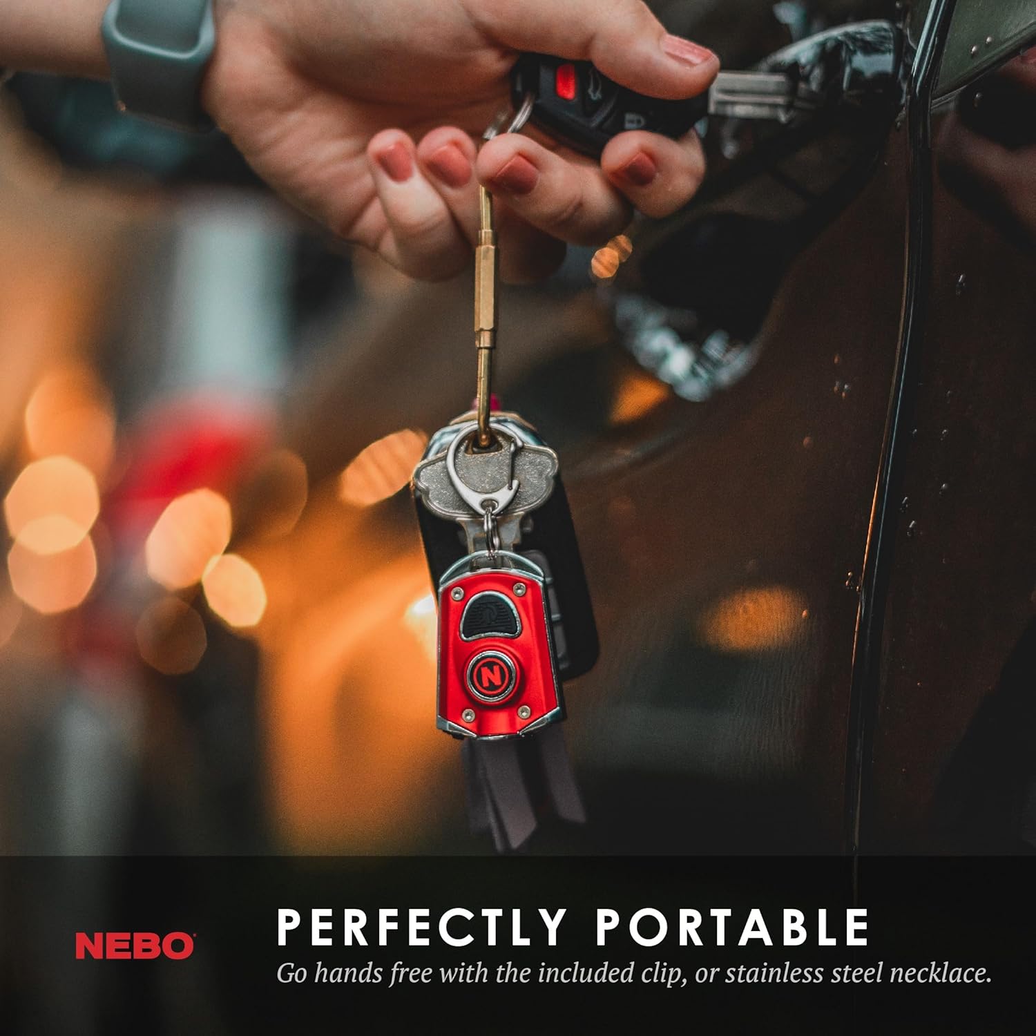 NEBO Mycro Rechargeable LED Flashlight Keychain