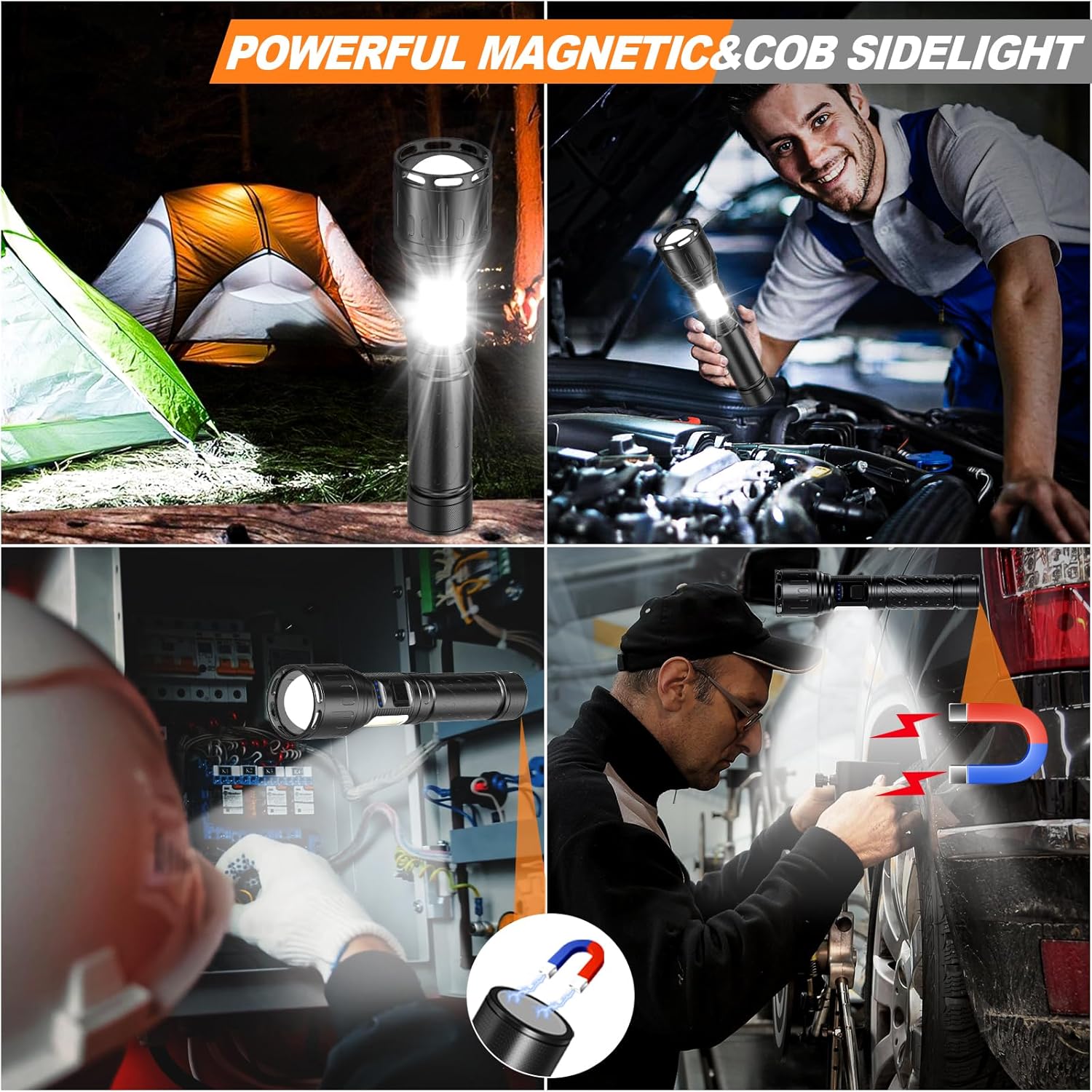MOREVAC 100000LM Tactical Flashlight