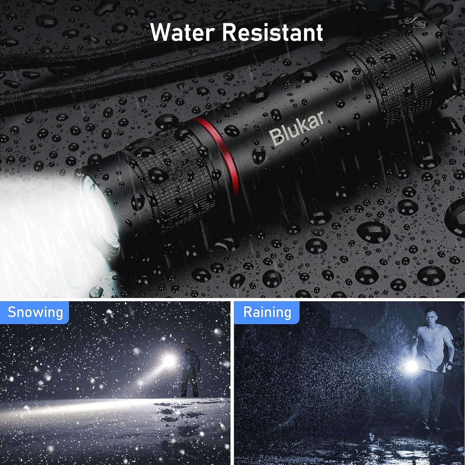 Blukar Rechargeable LED Flashlight