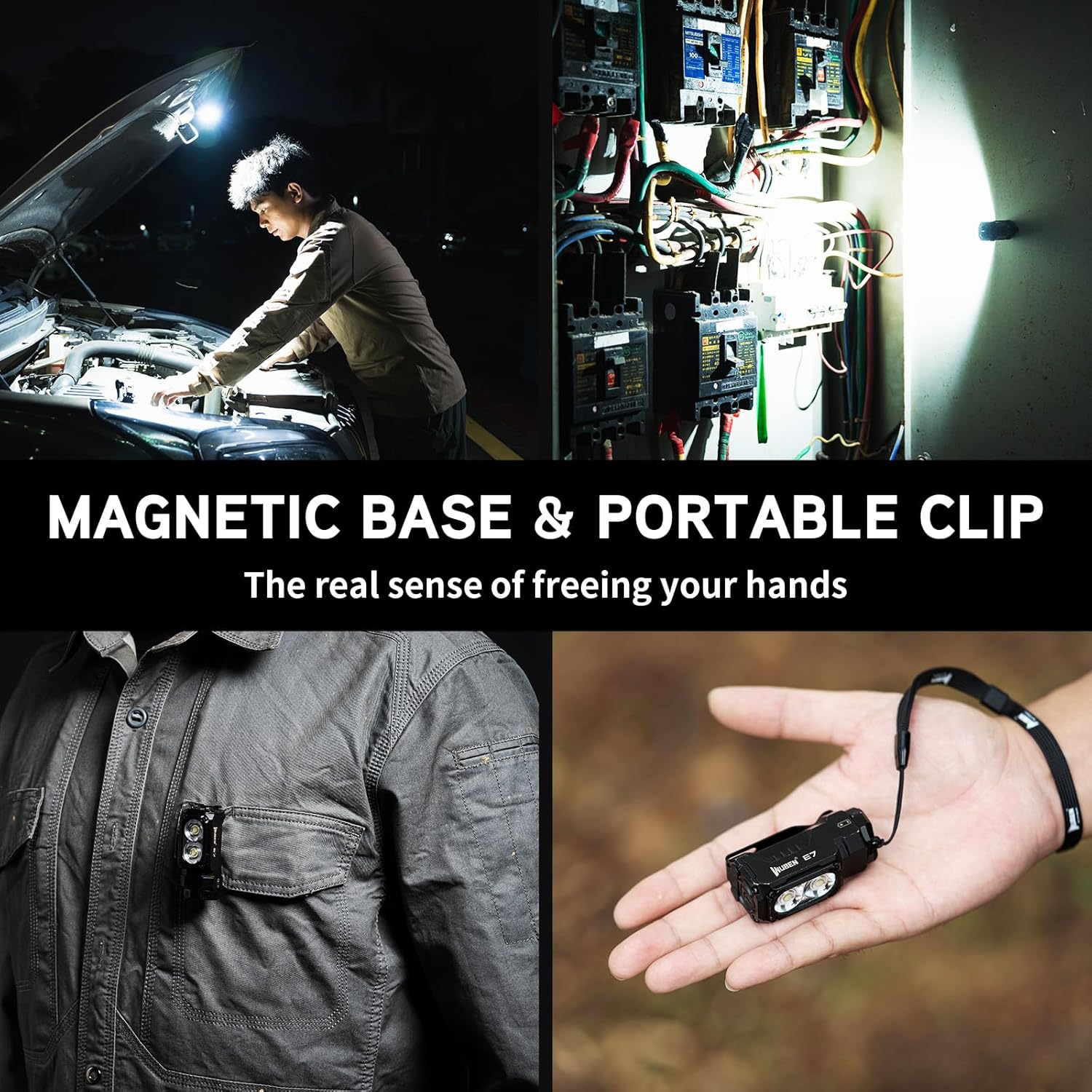 The Ultimate Rechargeable Flashlight for EDC 1800 Lumens 6 Modes