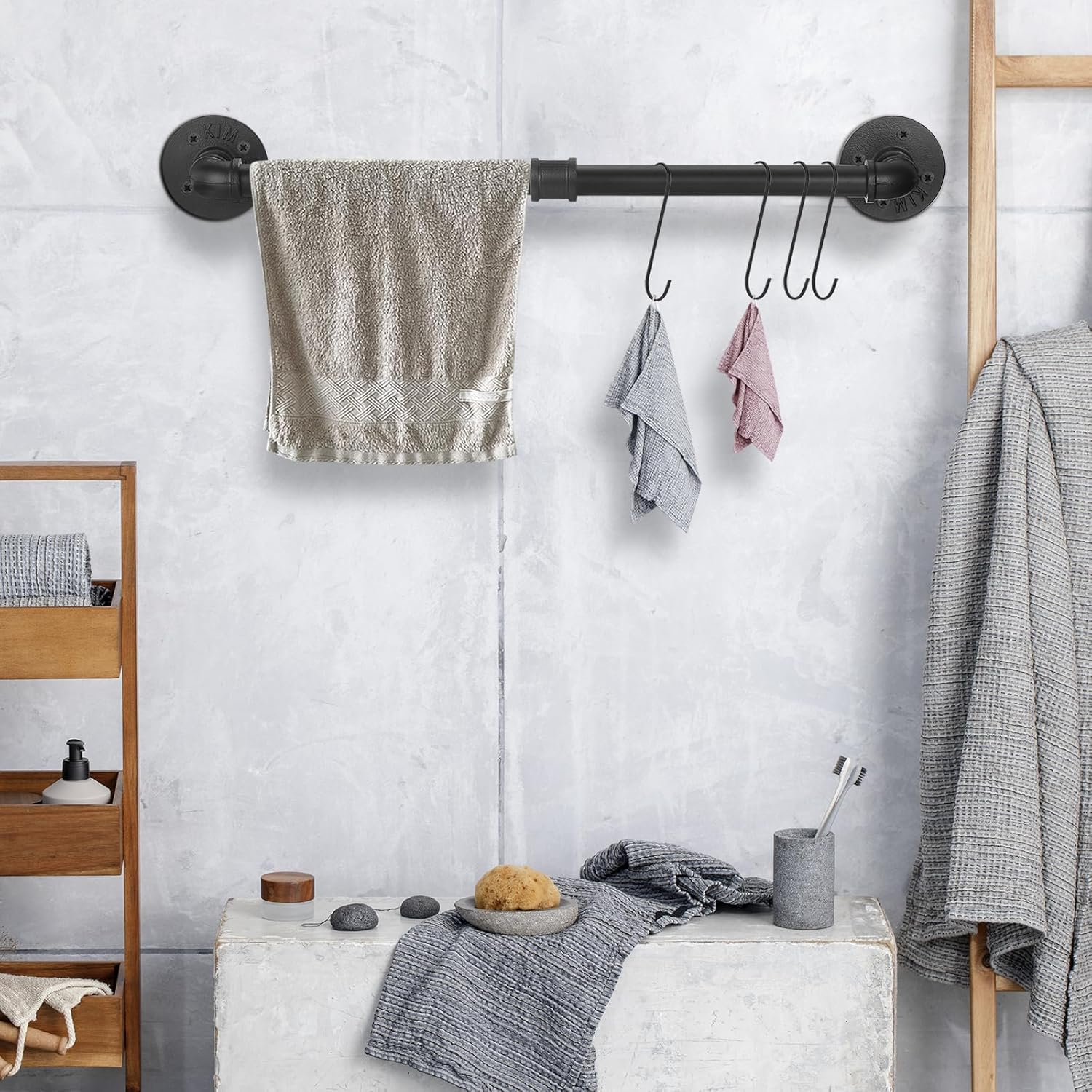 Durable Pipe Towel Holder