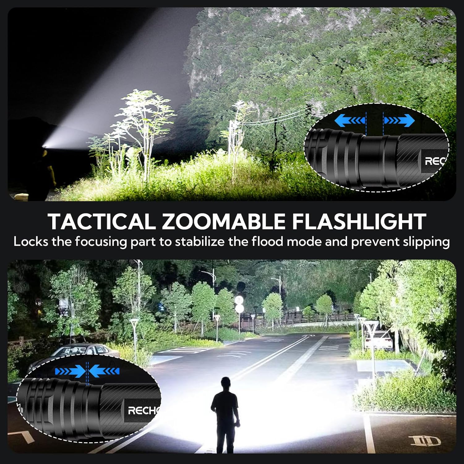 RECHOO S2000 LED Flashlight