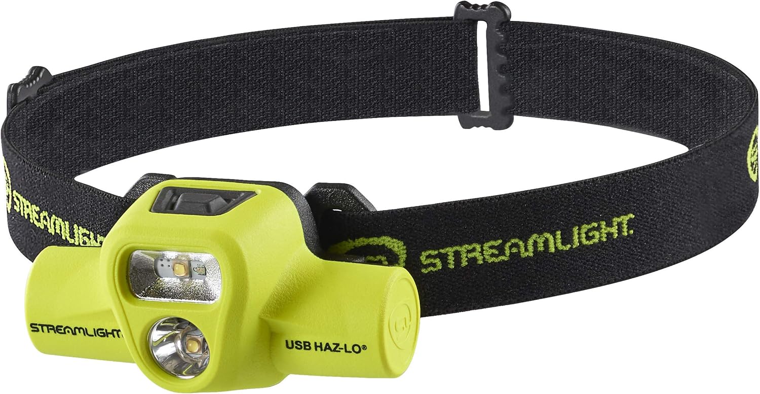 Streamlight USB HAZ-LO Headlamp with Intrinsically Safe Features