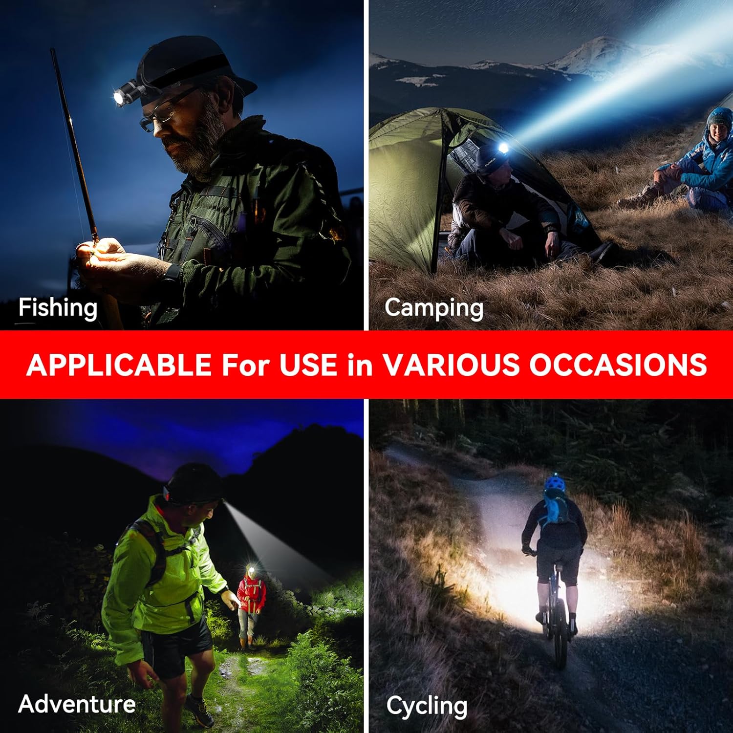 High Brightness 2-Pack Headlamp