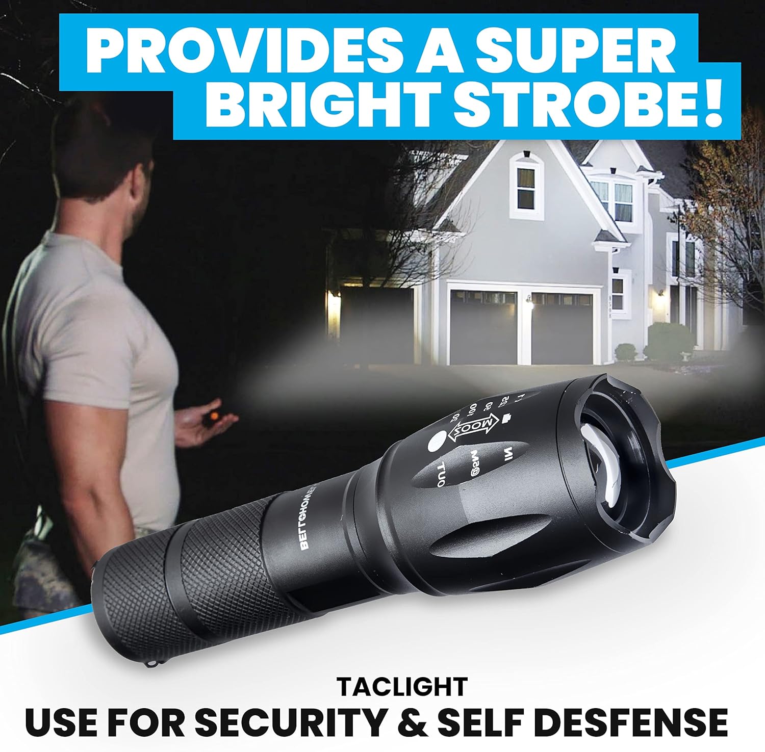 BellHowell TacLight 3-PK Tactical Flashlights