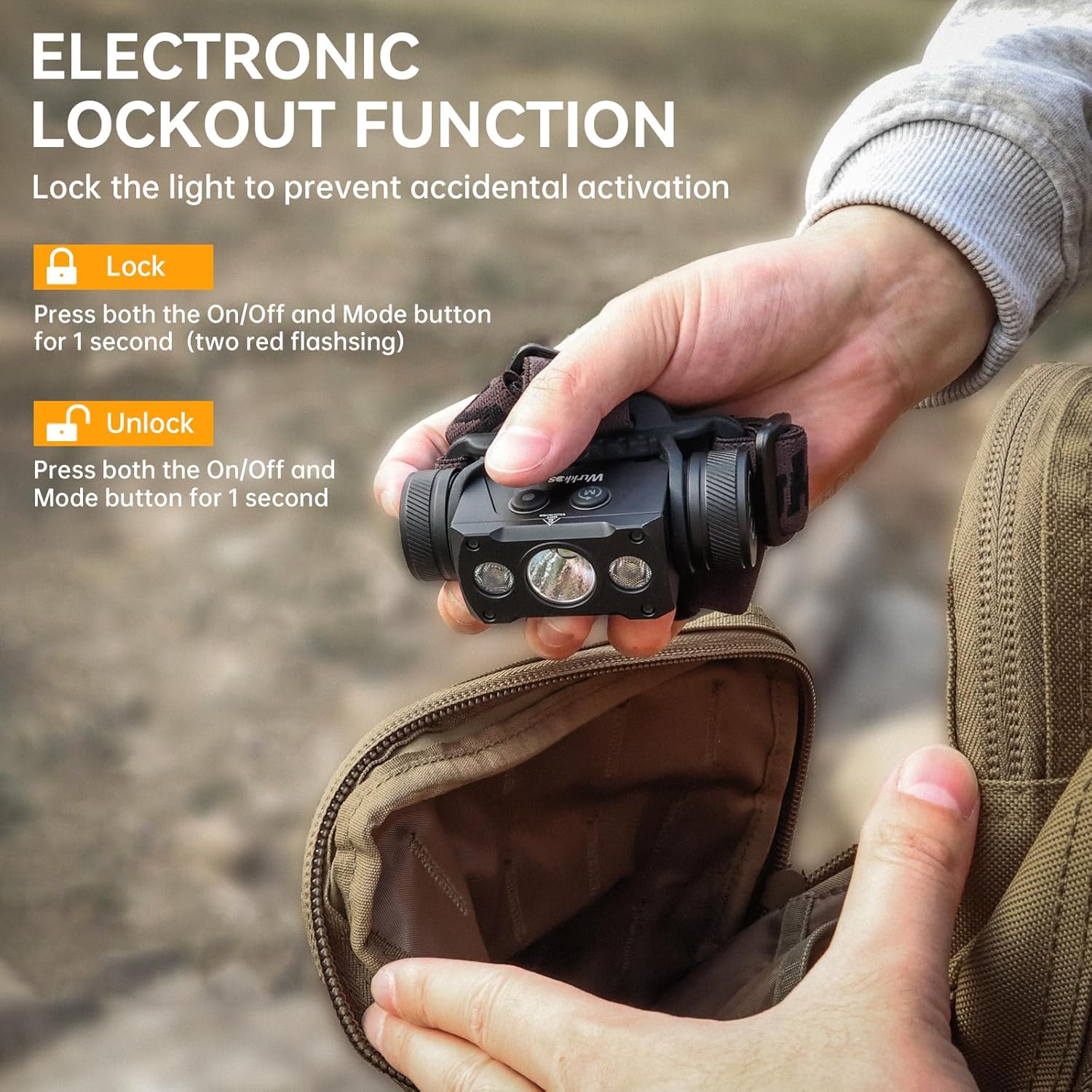 Wurkkos HD50 4000 Lumens Red Light Mode Headlamp