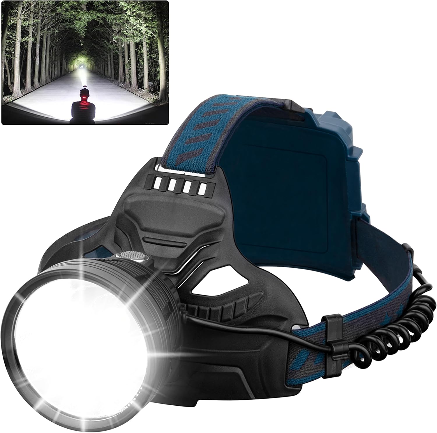 90Adjustable 90000 Lumen LED Headlamp