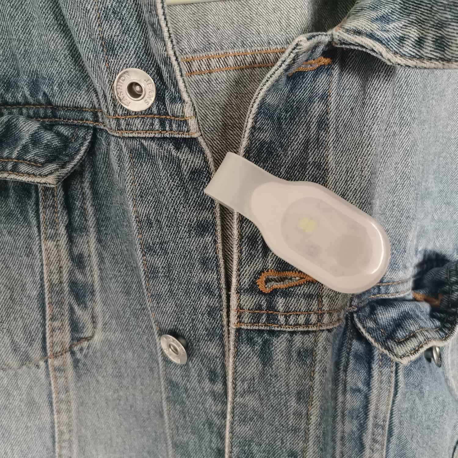Hands-Free Emergency Clip-On LED Flashlight for Night Shift More