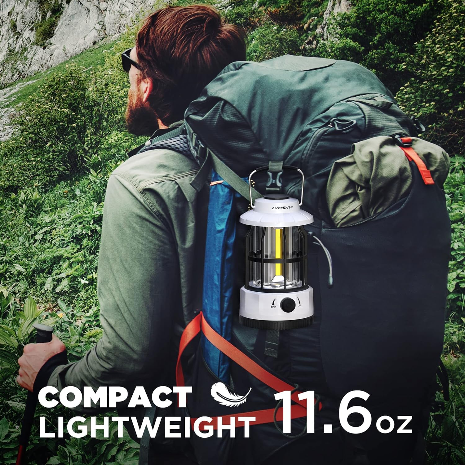 EverBrite LED Camping Lantern 250 Lumens Stepless Dimming
