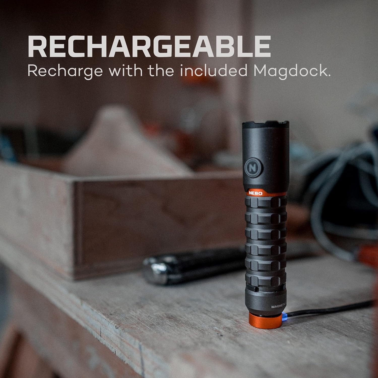 NEBO Torchy 2K Rechargeable LED Flashlight