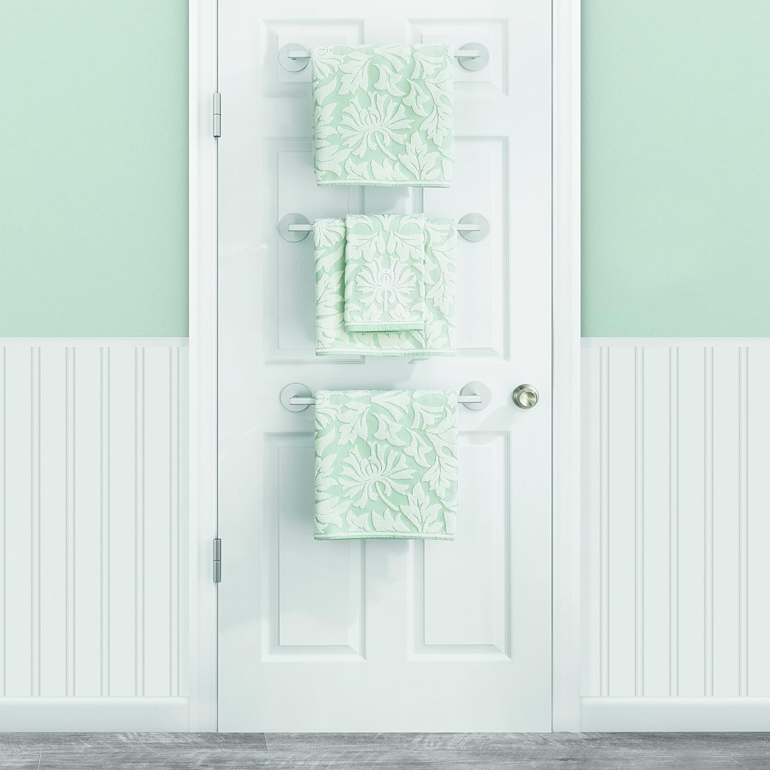 InterDesign Rust-Resistant Aluminum Towel Bar Silver