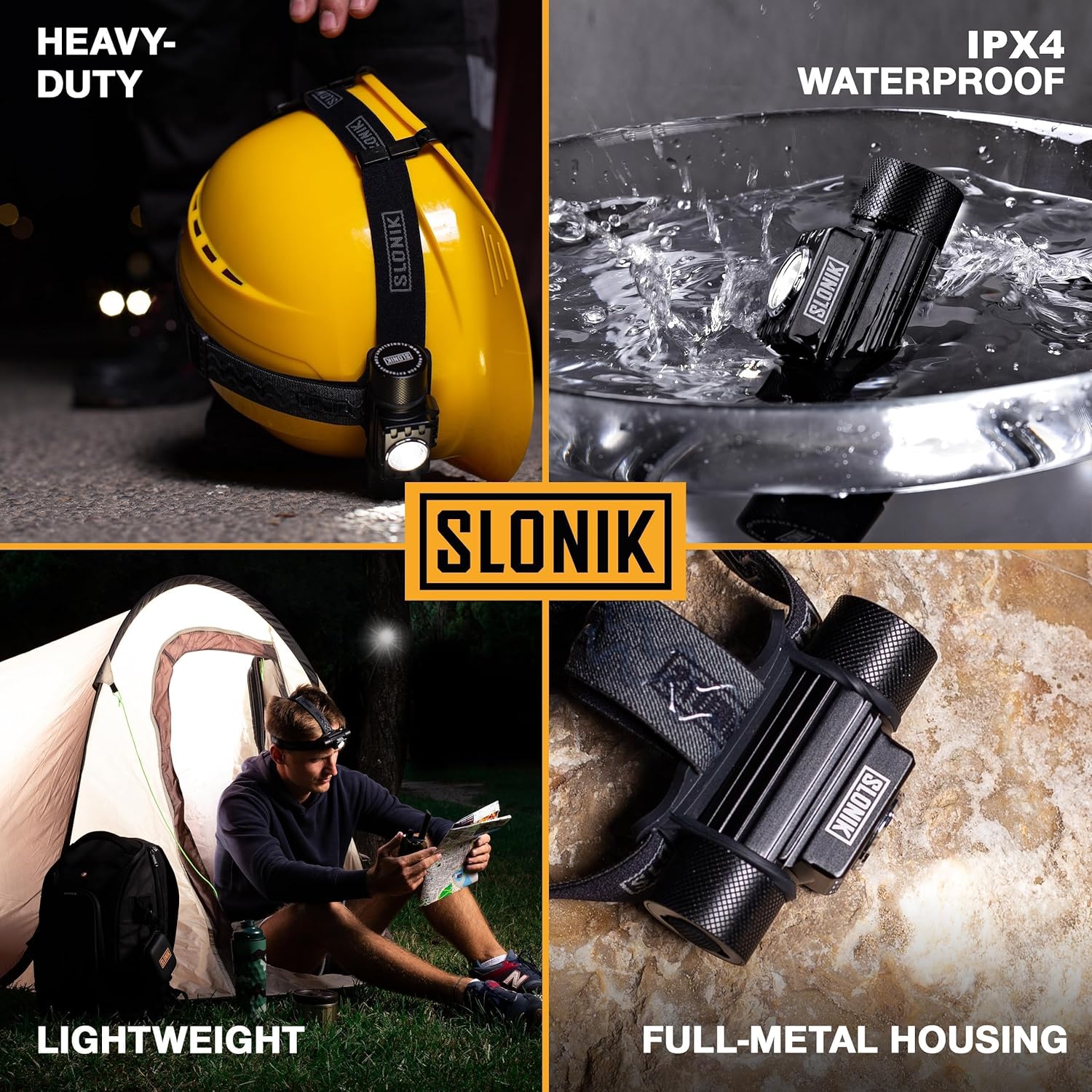 1000 Lumen Rechargeable Headlamp