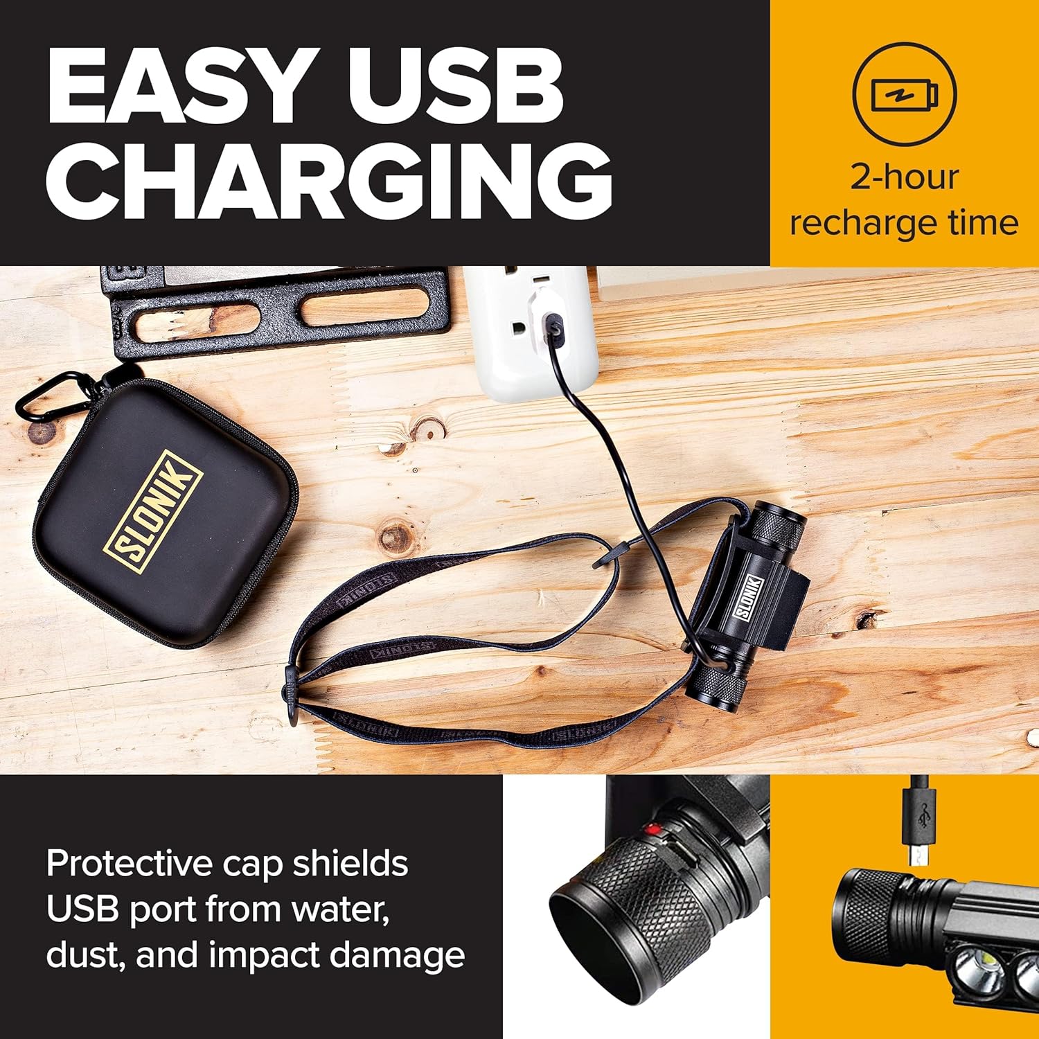 1000 Lumen Rechargeable Headlamp