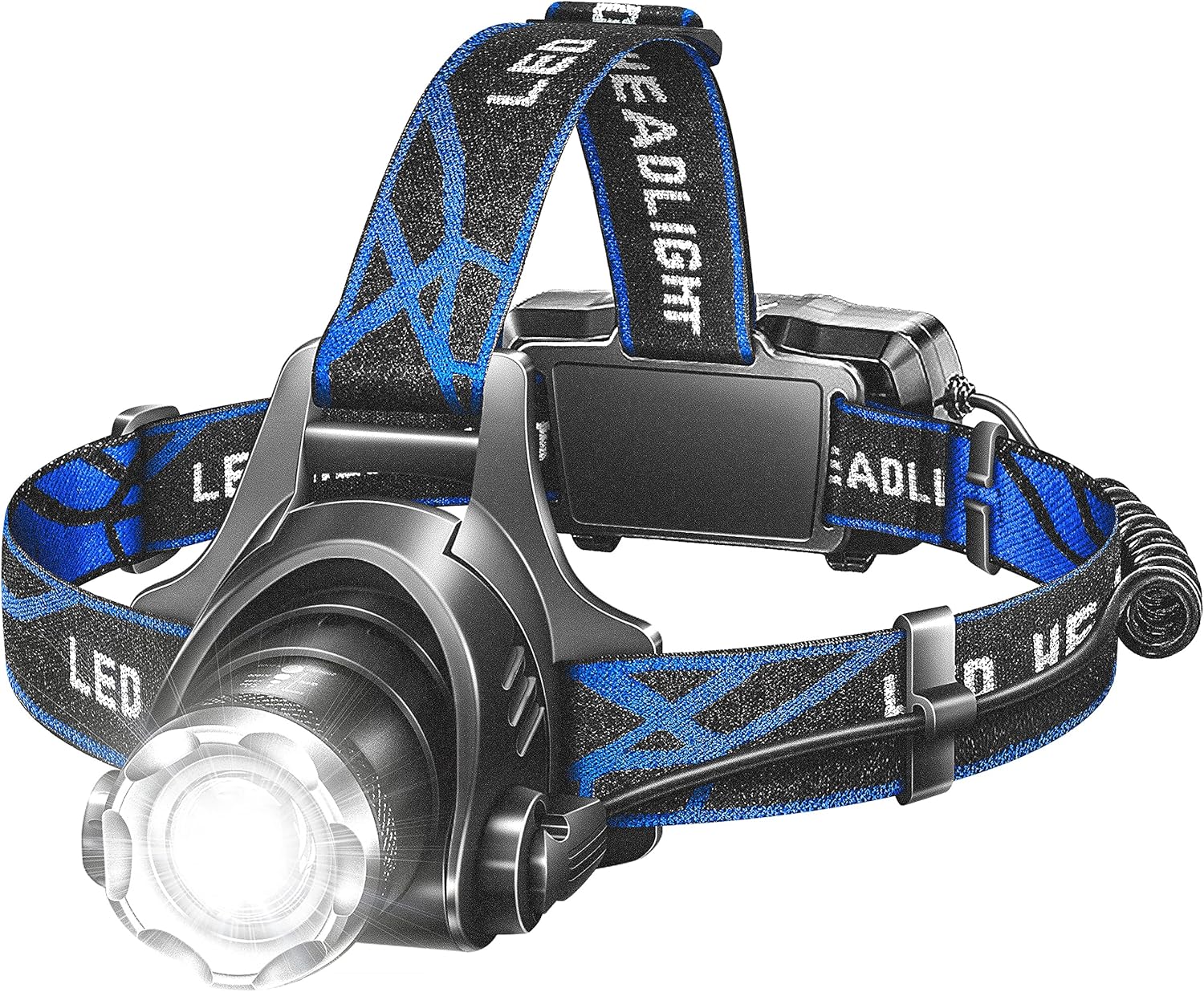 800 Lumens Power LED Rechargeable Headlamp with Extendable Modes